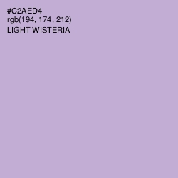#C2AED4 - Light Wisteria Color Image